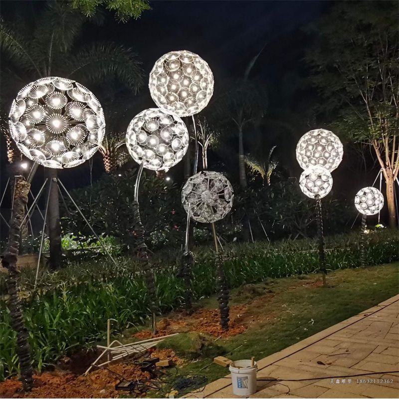 不锈钢蒲公英城市雕塑（1）